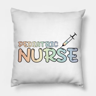 Pediatric Nurse Rainbow Pillow