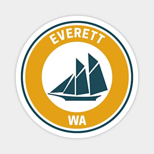 Vintage Everett Washington Magnet