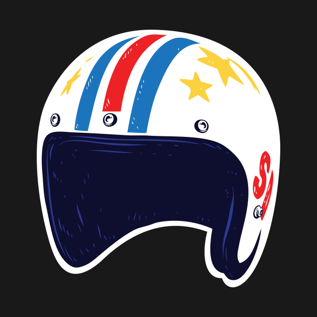 Super Dave Helmet by Baddest Shirt Co.