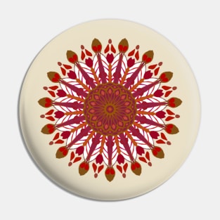 Autumn sensations Mandala Pin