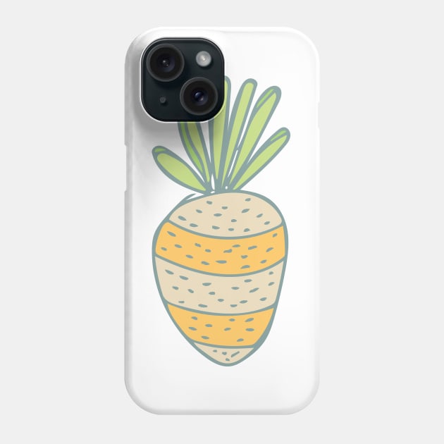 Turnip Phone Case by Jacqueline Hurd