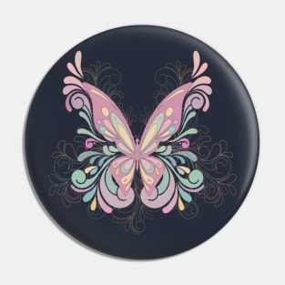 Pretty Pink Butterfly Pin