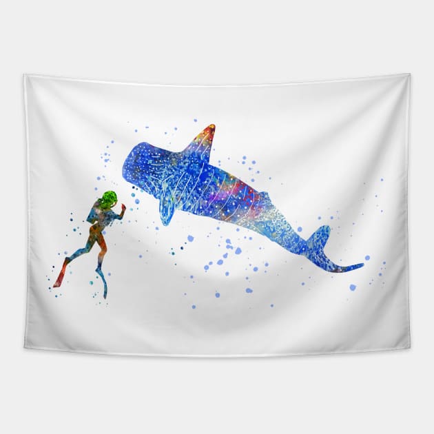 Whale shark online tapestry