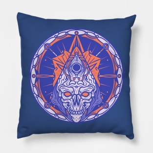 Enigmatic Energies: Occult Symbolism Pillow