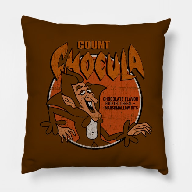 Vintage Count Chocula Pillow by OniSide