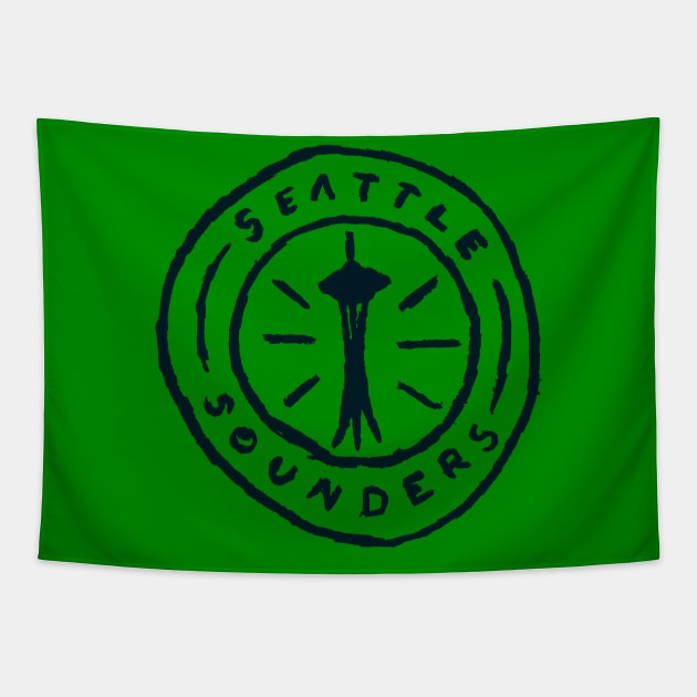 Seattle Sounders FC 07 Tapestry by Very Simple Graph