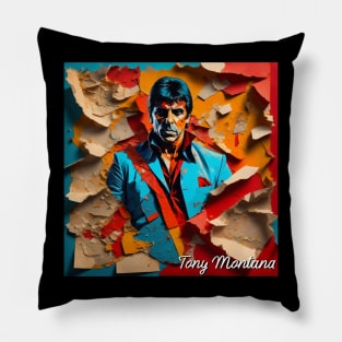 Tony Montana // Paper Art Pillow