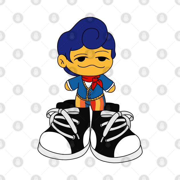 wally darling and his big shoes by LillyTheChibi