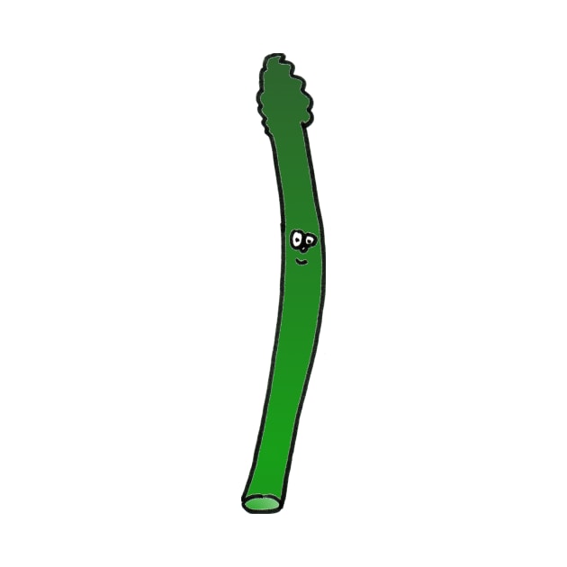 Happy Asparagus by 1Redbublppasswo