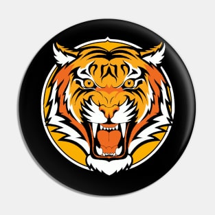 Tiger Head Pin