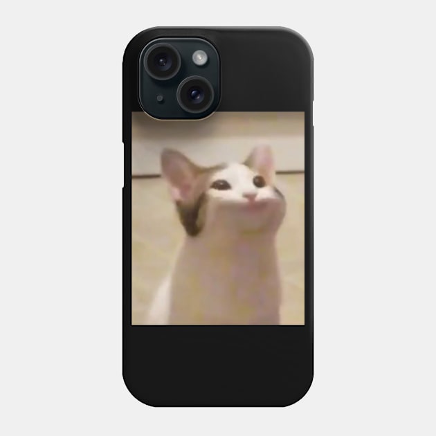 Pop Cat My Beloved Cat Meme Oatmeal Phone Case by BobaPenguin