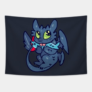 Chibi Toothless Tapestry