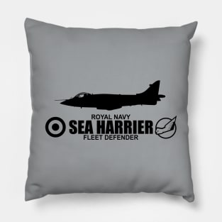 Royal Navy Sea Harrier (subdued) Pillow