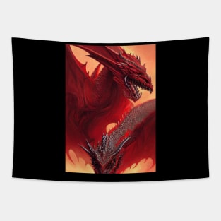 Eborsisk Red Dragon Tapestry