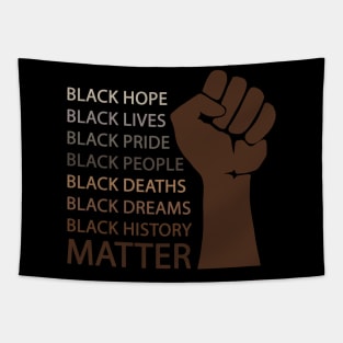 Black lives matter Tapestry