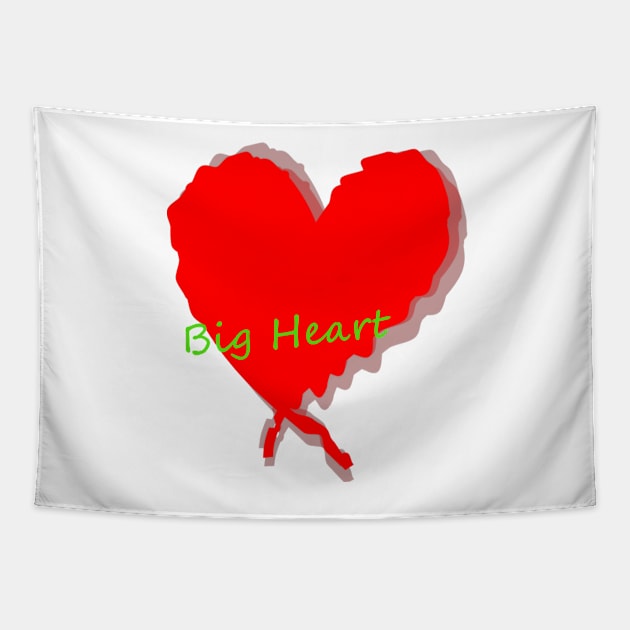 Big Heart Tapestry by andersonartstudio