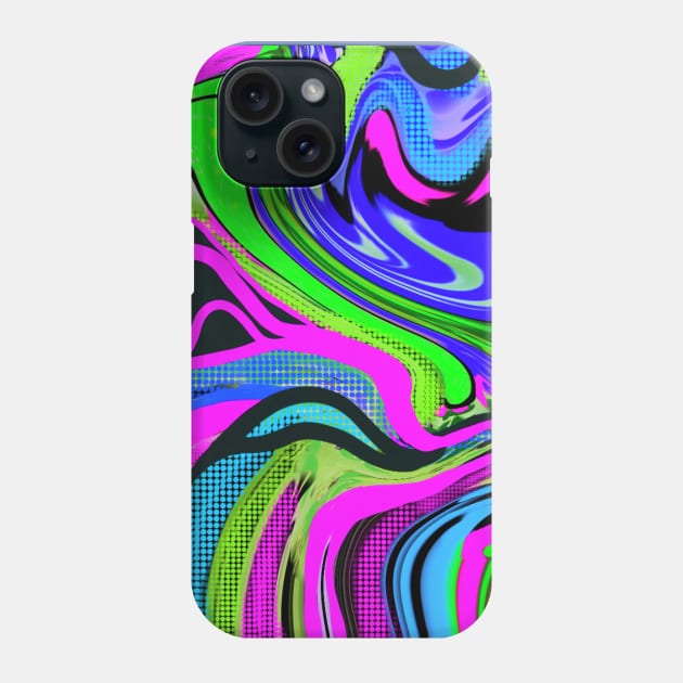 Hypnotic Abstract Phone Case by Minxylynx4