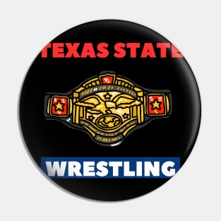 Texas State wrestling Pin