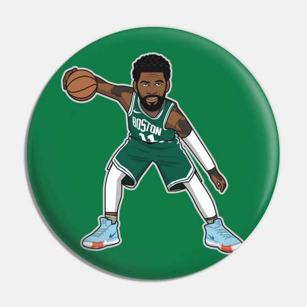 Kyrie Irving Cartoon Style Pin by ray1007