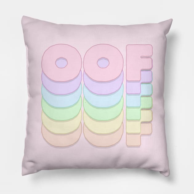 oof Pillow by hangryyeena