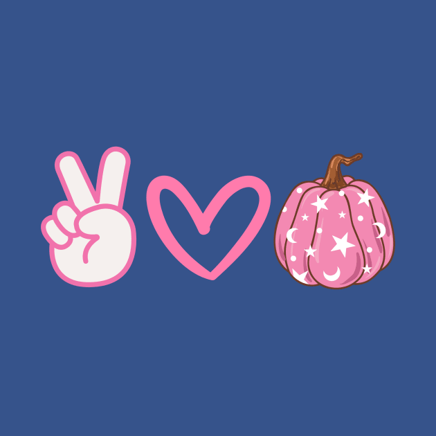 Peace. Love. Pumpkins by Rusty Ruby