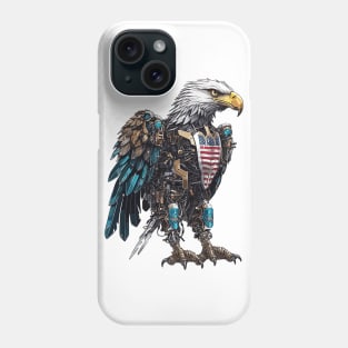 Robot Bald Eagle Phone Case