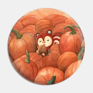 sleep on the pumpkins Pin