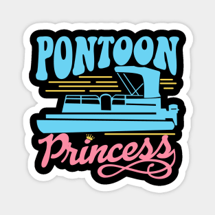 Pontoon Princess Pontoon Boat Magnet