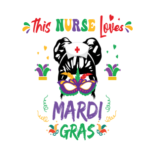 This Nurse Loves Mardi Gras T-Shirt