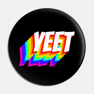 YEET - Typography Graphic Design Pin