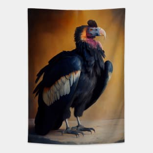 California condor - Oil Paint Tapestry