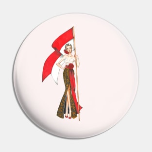 Indonesian Independence Day Pin