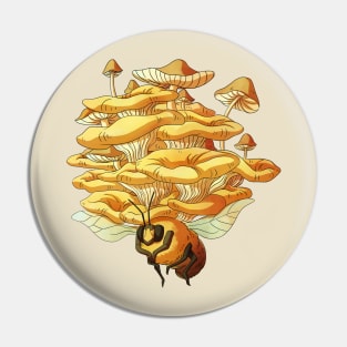 Bee a fungi Pin