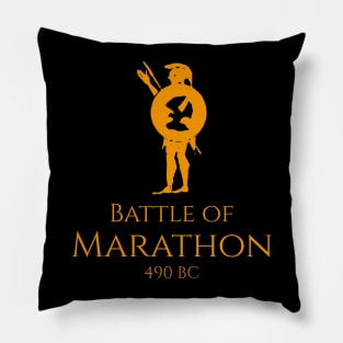 Battle Of Marathon Pillow