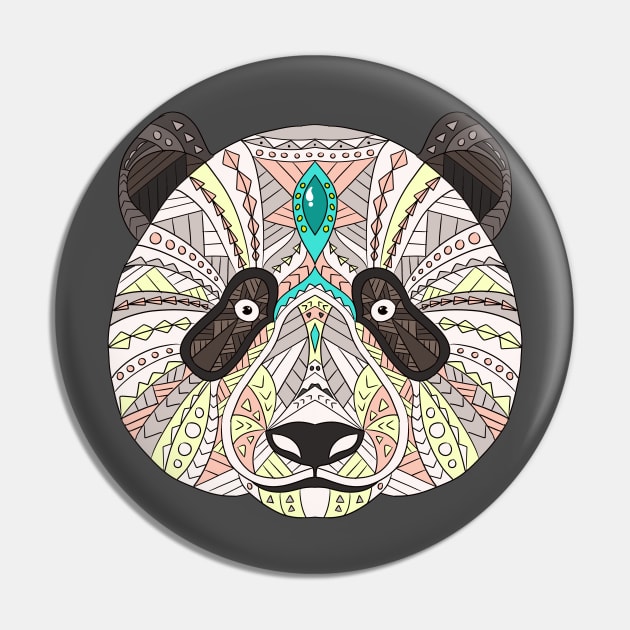 Ethnic Giant Panda Pin by Tebscooler