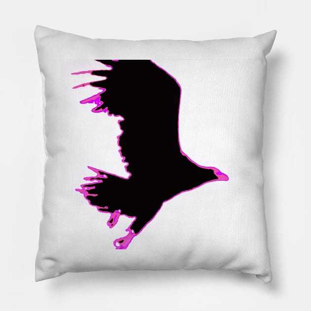 Fly like an Eagle Pillow by rozmcq