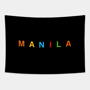 MANILA RAINBOW LETTERS Tapestry