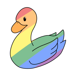 Pastel Gay Duck T-Shirt