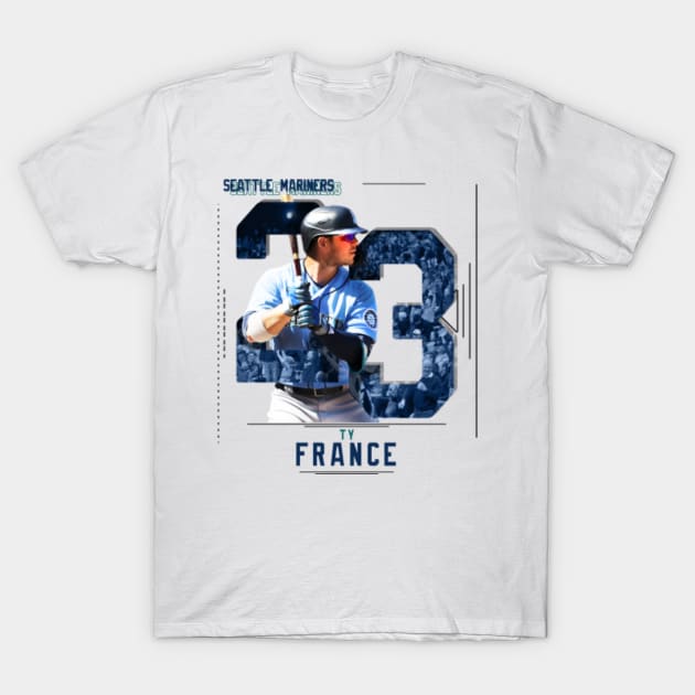 Rinkha Ty France Baseball Edit Mariners T-Shirt