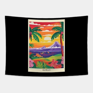 fauvism art of Hawaii usa 4 Tapestry
