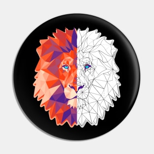 Lion Art Pin