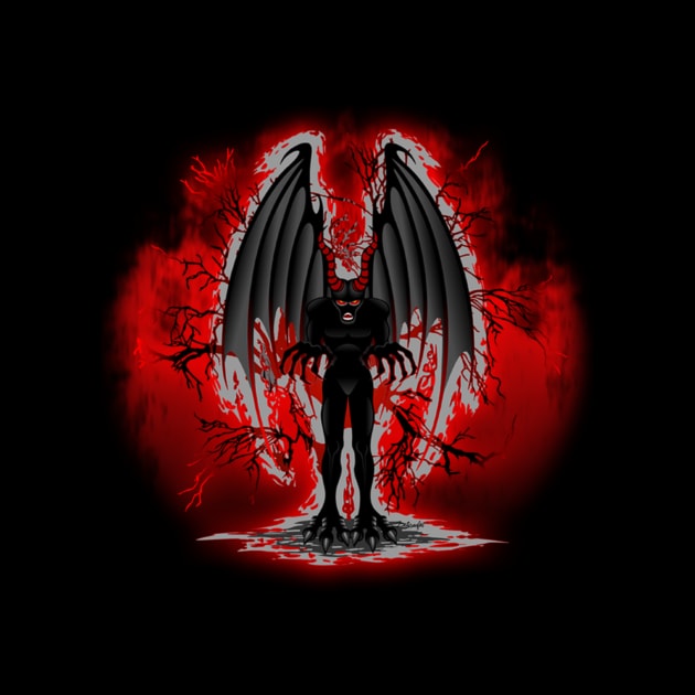 Evil Demon Spirit by BluedarkArt