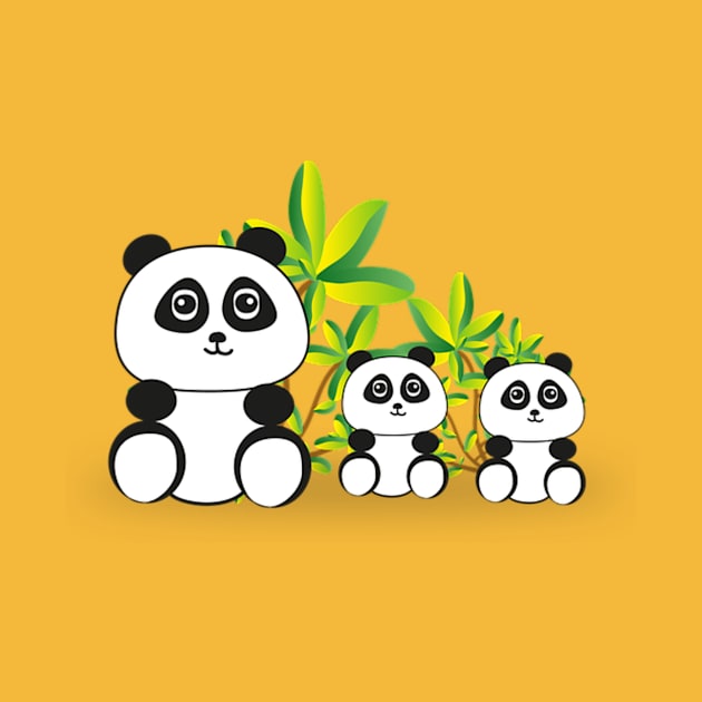 Family’s panda by panda family