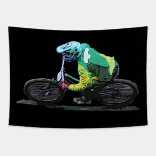 MTB Mountain Bike T-Shirt Tapestry