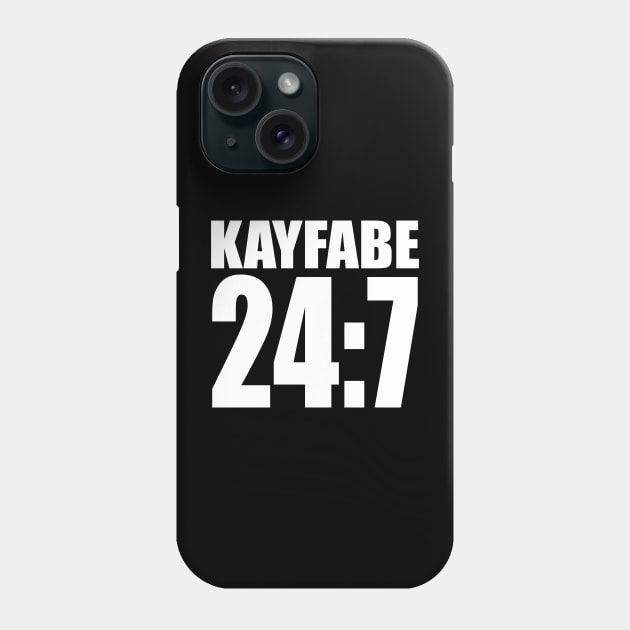 Kayfabe 24:7 Phone Case by GradientPowell