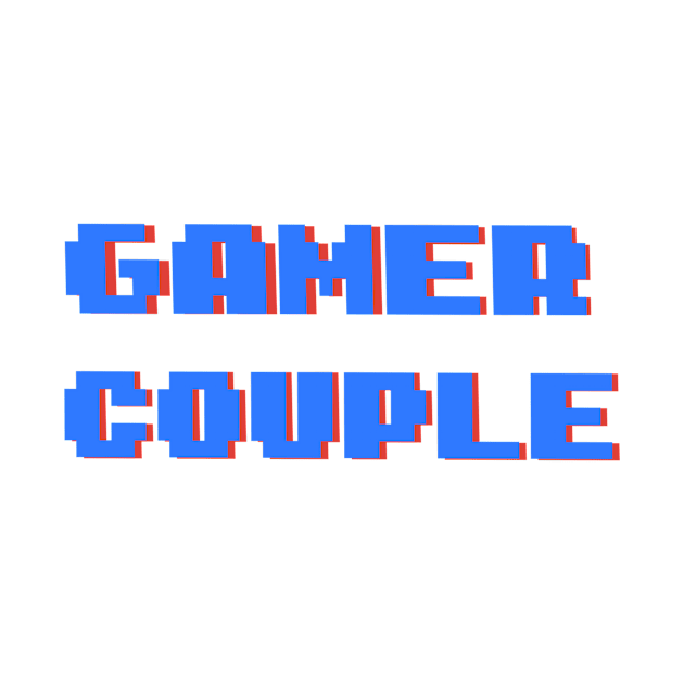 Gamer Couple - Blue/Red by The Nerd Couple