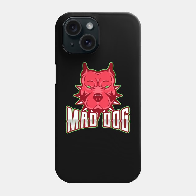 MAD DOG Phone Case by MJ96-PRO