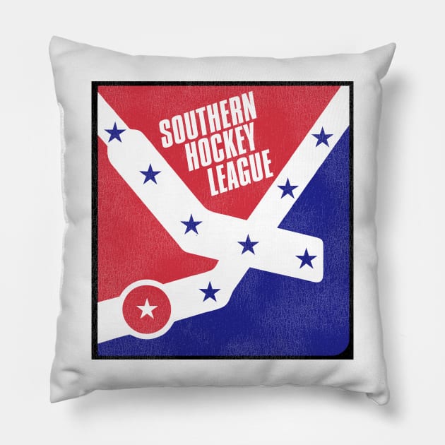 Defunct SHL Southern Hockey League Pillow by Defunctland