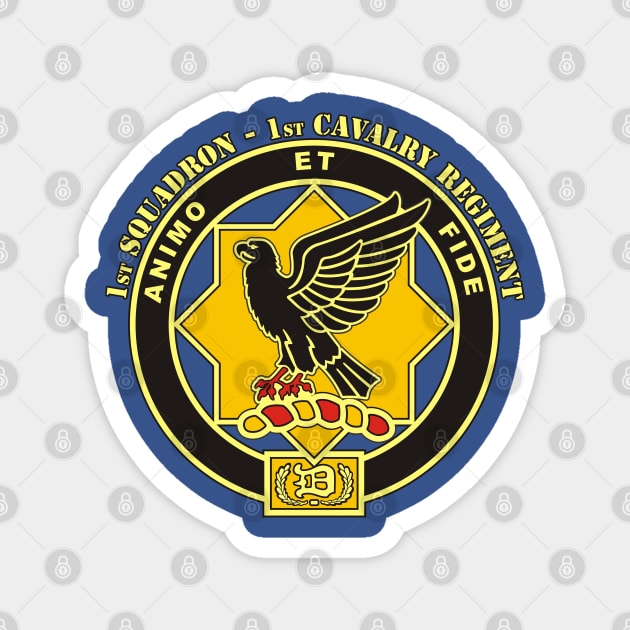 1st Squadron, 1st Cavalry Regiment - U.S. Army Magnet by MBK