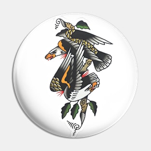 Eagles Tattoo Design Pin